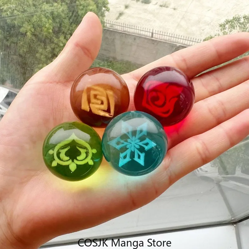 Lighting Decoration Ideas - Game Genshin Impact Elements Glass Ball