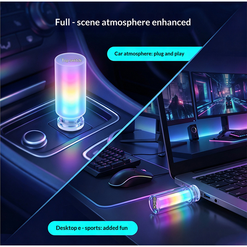 USB Glass Bottle RGB Ambient L - Lighting Mcqueen Bedroom Decor recension och pris